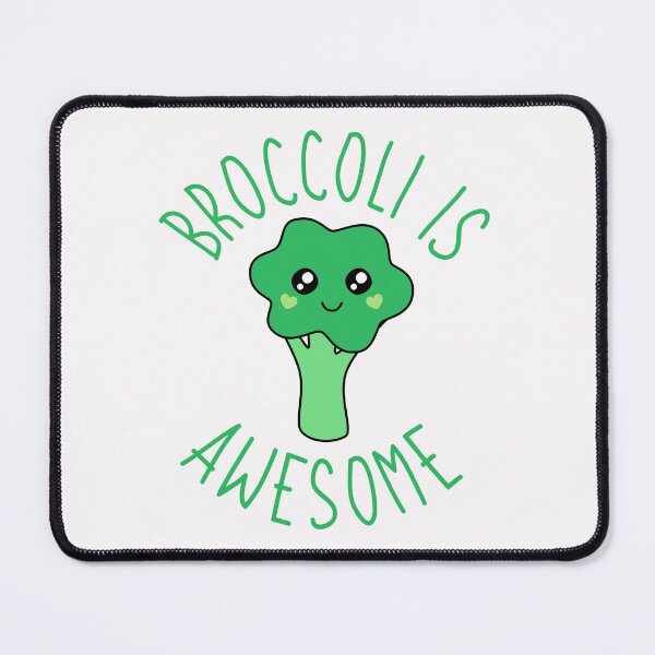 Item preview, Broccoli Is Awesome Cute Kawaii Vegetable Green designed and sold by cashewdays.
