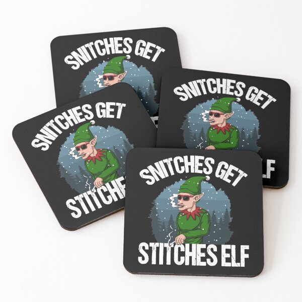 Item preview, Snitches Get Stitches Elf 7 designed and sold by JenniferLecher.
