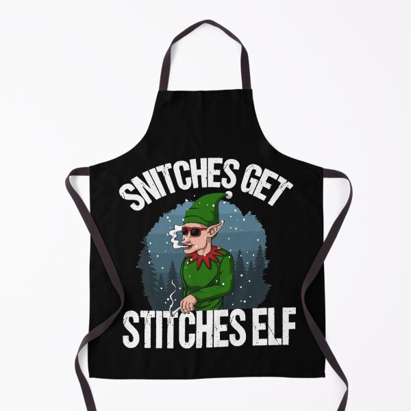 Item preview, Snitches Get Stitches Elf 7 designed and sold by JenniferLecher.