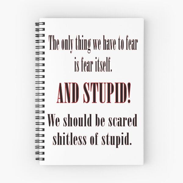 Item preview, Fear and stupid designed and sold by Nicole Kiefer.