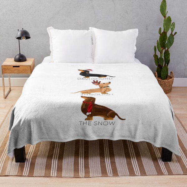 Item preview, Dachshund Through The Snow designed and sold by kaffeinestudies.
