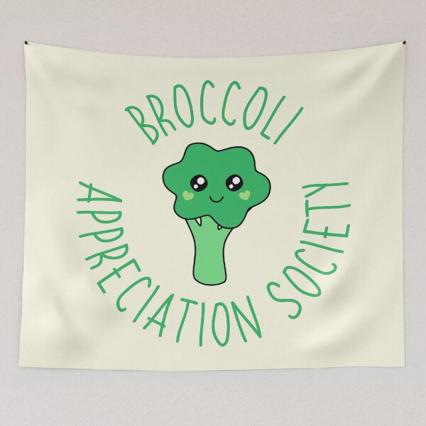 Item preview, Broccoli Appreciation Society Cute Kawaii Vegetable Green designed and sold by cashewdays.