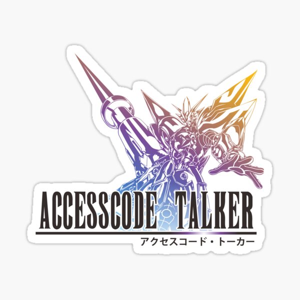 Accesscode Talker in Final Fantasy Style Sticker
