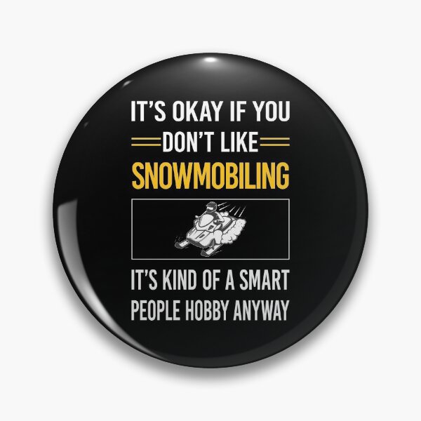 Item preview, Funny Smart People Snowmobiling Snowmobile designed and sold by RandalDavis.