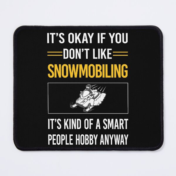 Item preview, Funny Smart People Snowmobiling Snowmobile designed and sold by RandalDavis.