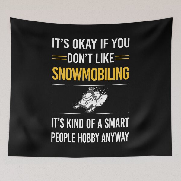 Item preview, Funny Smart People Snowmobiling Snowmobile designed and sold by RandalDavis.
