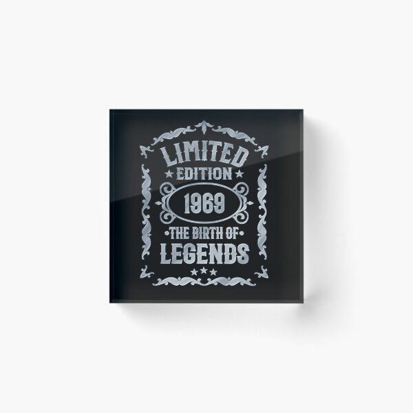 Item preview, Born 1969 - Legends Birthday Vintage 1969 designed and sold by Dubbra.