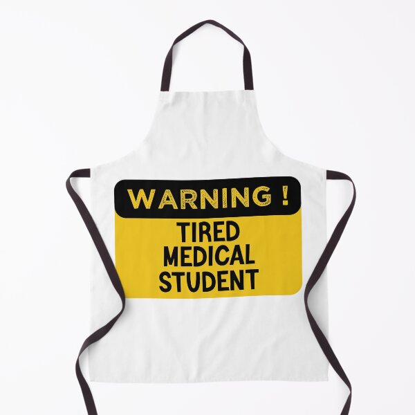 Item preview, Warning Tired Medical Student - Funny Medical Student designed and sold by medbdj.