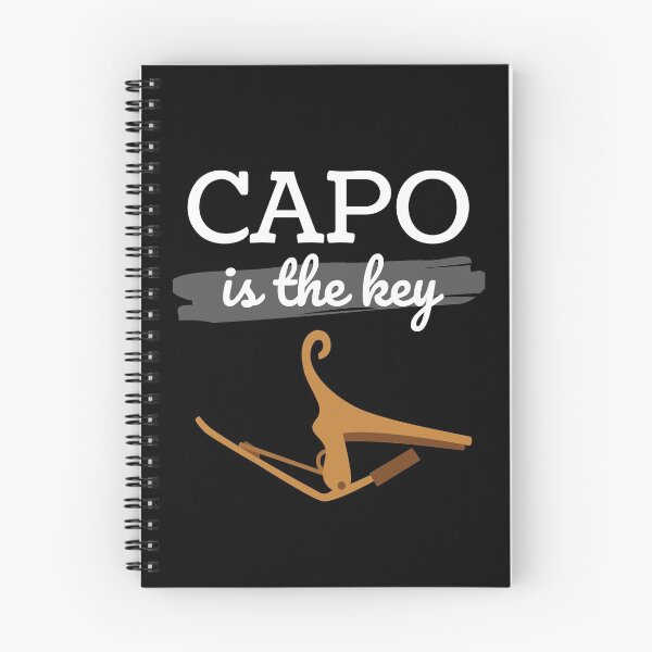 Item preview, Capo is the Key Wood Capo Dark Theme designed and sold by nightsworthy.