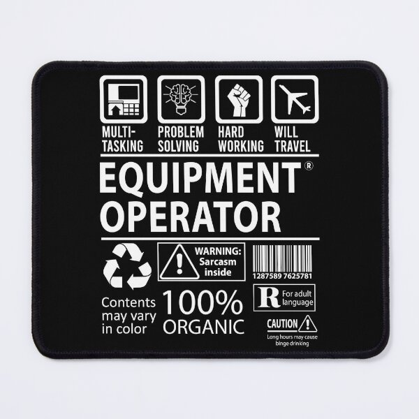 Item preview, Equipment Operator T Shirt - MultiTasking Certified Job Gift Item Tee designed and sold by andahanson.