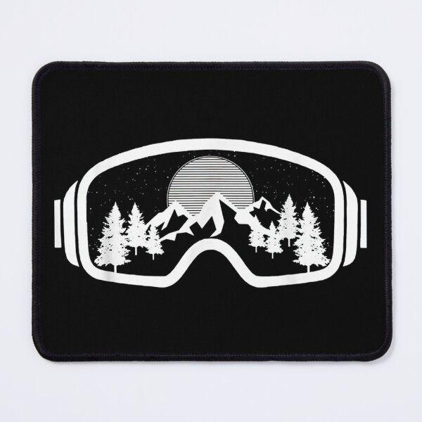 Item preview, Goggles Skiing Snow Mountain Winter designed and sold by MarieSmart77.