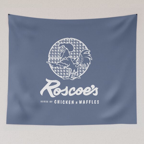 Item preview, Black And White Design Roscoe_s House of Chicken _N Waffles   designed and sold by OscarOSullivan.