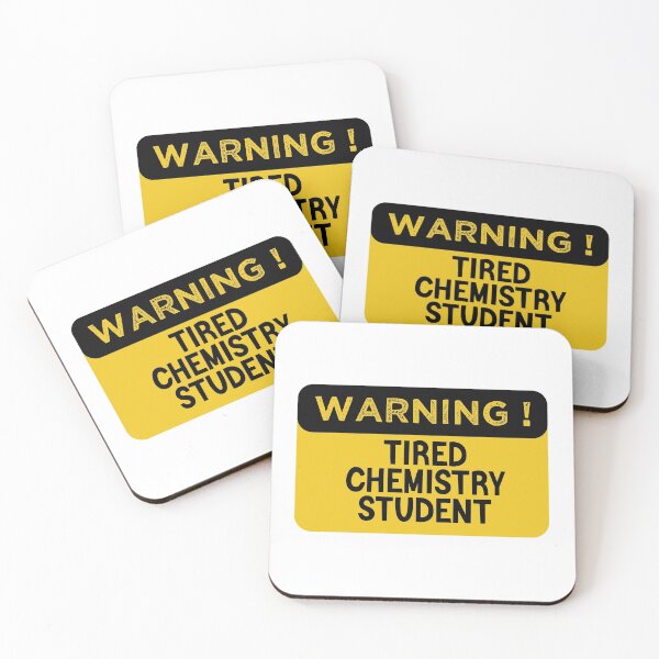 Item preview,  Warning Tired Chemistry Student - Funny Chemistry Student designed and sold by medbdj.