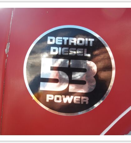 Detroit Diesel: Stickers | Redbubble