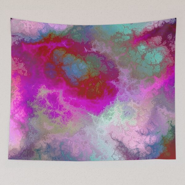 Item preview, Hope and Prayers in a Pink Turquoise and Magenta Mist designed and sold by SeaChangeDesign.