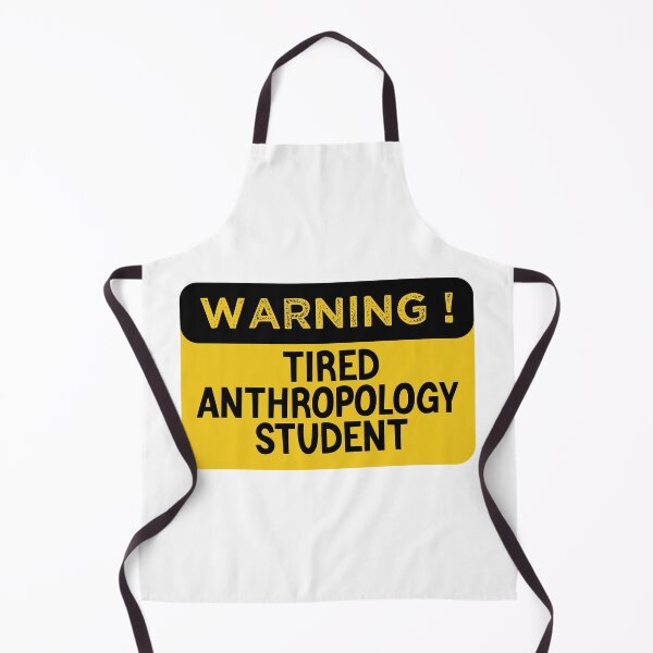 Item preview, Warning Tired Anthropology Student - Funny Anthropology Student designed and sold by medbdj.
