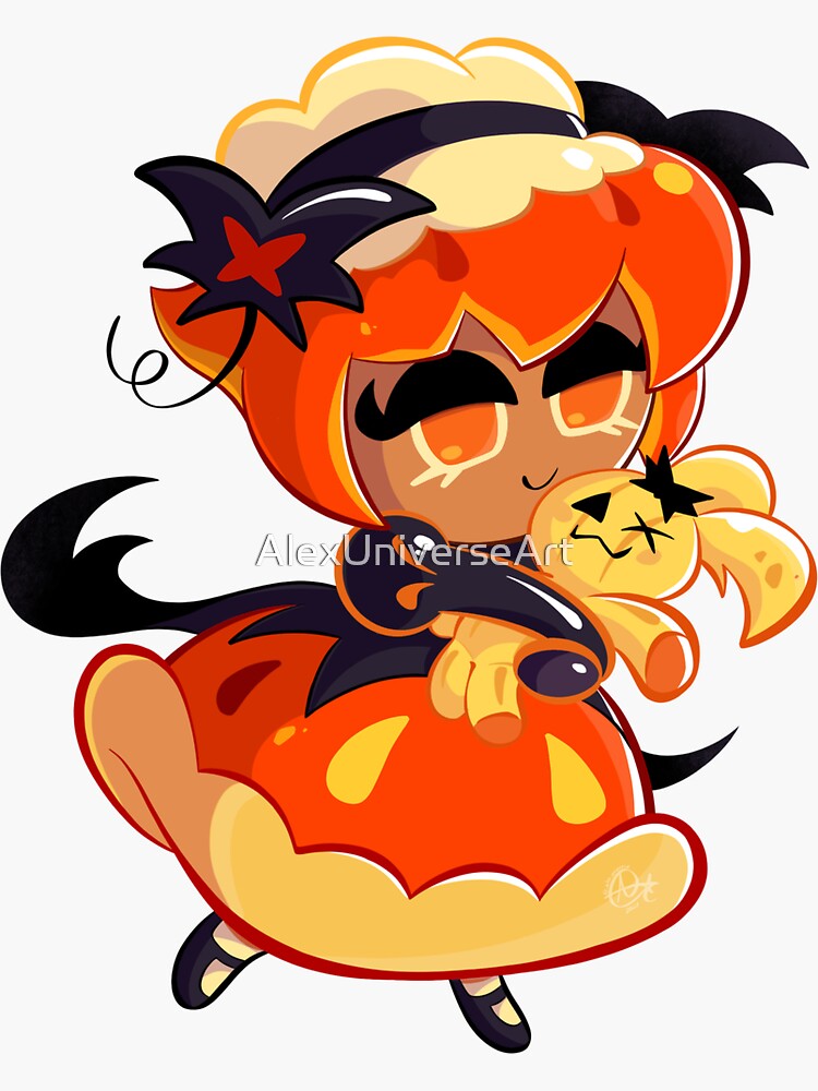 "Pumpkin Pie Cookie Cookie Run Kingdom" Sticker for Sale by