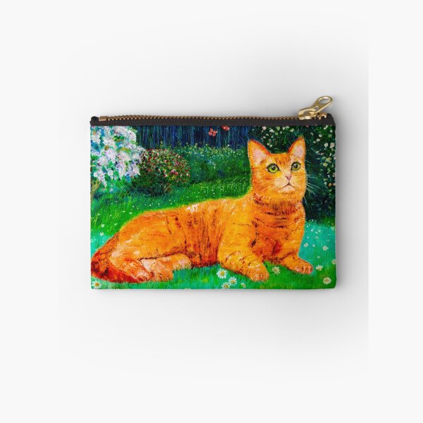 Item preview, Ginger cat in spring garden designed and sold by Natalia_Shchip.