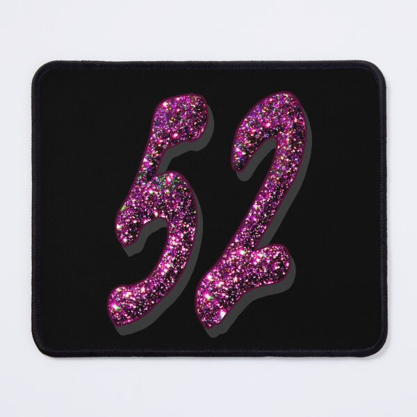 Item preview, 52nd Birthday Anniversary - Purple Glitter Numbers designed and sold by GlamourChick.