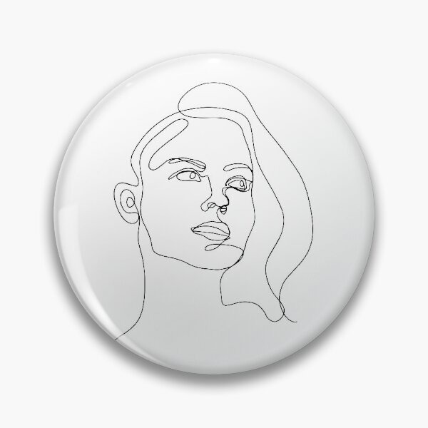 Item preview, Woman line portrait. One line woman face. Face line art designed and sold by TJprint.