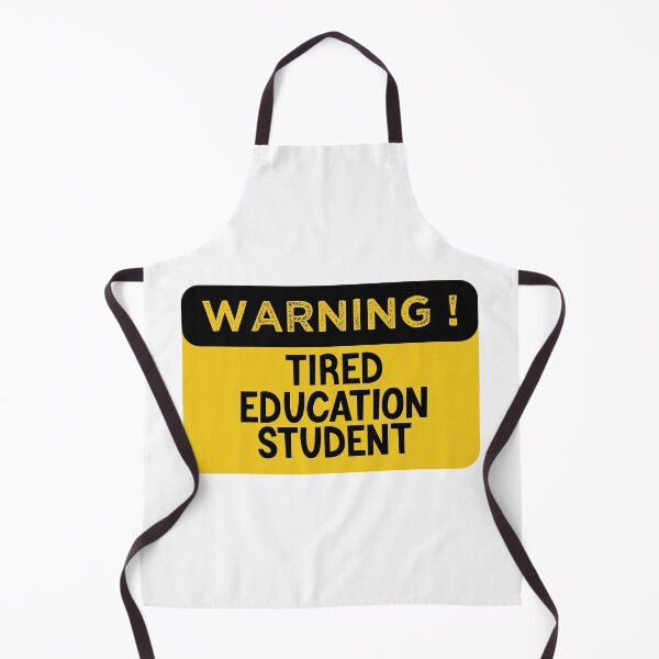 Item preview, Warning Tired Education Student - Funny Education Student designed and sold by medbdj.