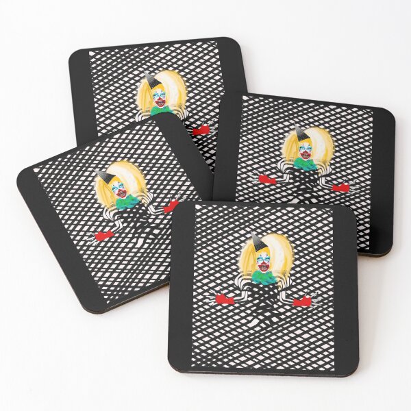 Item preview, Evah Destruction Clown Look with Grid Background   designed and sold by ShirtsCrazy.