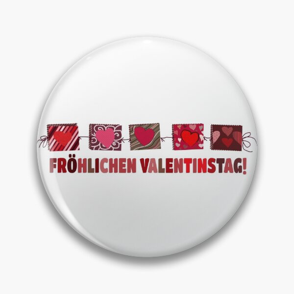 Item preview, Heart Squares "Fröhlichen Valentinstag!" designed and sold by MC Art Studio.