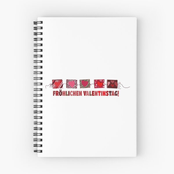 Item preview, Heart Squares "Fröhlichen Valentinstag!" designed and sold by MC Art Studio.