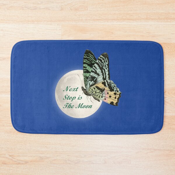 Item preview, Moth and Moon - Next Stop is the Moon designed and sold by SeaChangeDesign.
