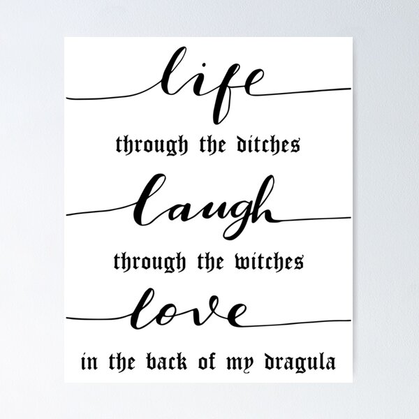 Item preview, Live Laugh Love Dragula    designed and sold by ShirtsCrazy.