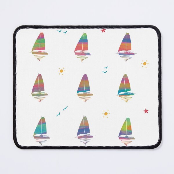 Item preview, Colorful Catamaran Pattern Art designed and sold by jvcoart.