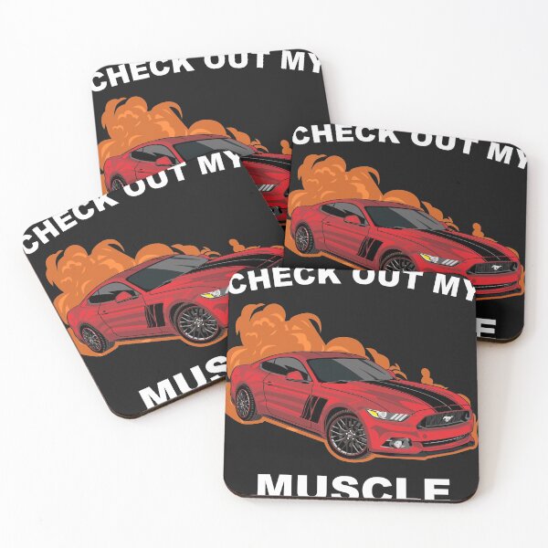 Item preview, Check Out My Muscle Car Ford Mustang Red  designed and sold by viralstudio.