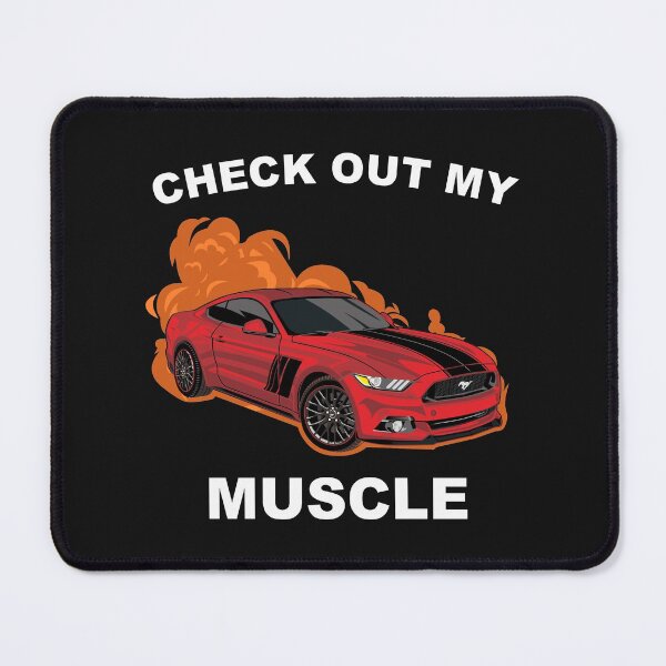 Item preview, Check Out My Muscle Car Ford Mustang Red designed and sold by viralstudio.