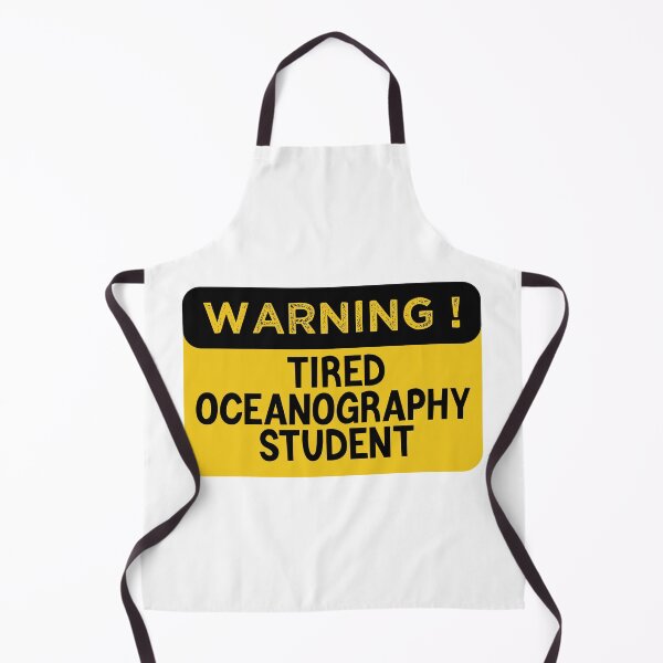 Item preview, Warning Tired Oceanography Student - Funny Oceanography Student designed and sold by medbdj.