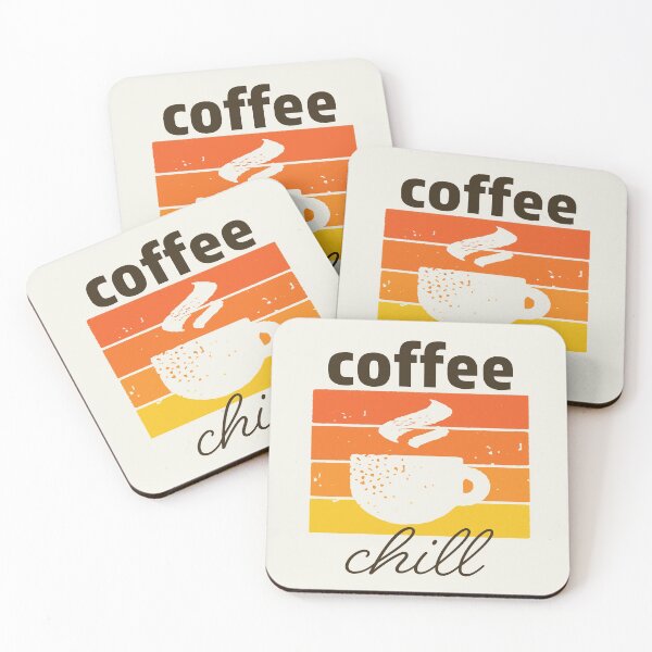 Item preview, Coffee And Chill Vintage Aesthetic - Coffee Slogan designed and sold by jacnotjac.