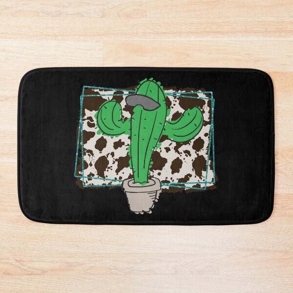 Item preview, Cow Animal Pattern Funny Cactus Plants Lovers Funny Leopard Cactus Serape Cactus print Turquoise designed and sold by Dr.YesOrNo.