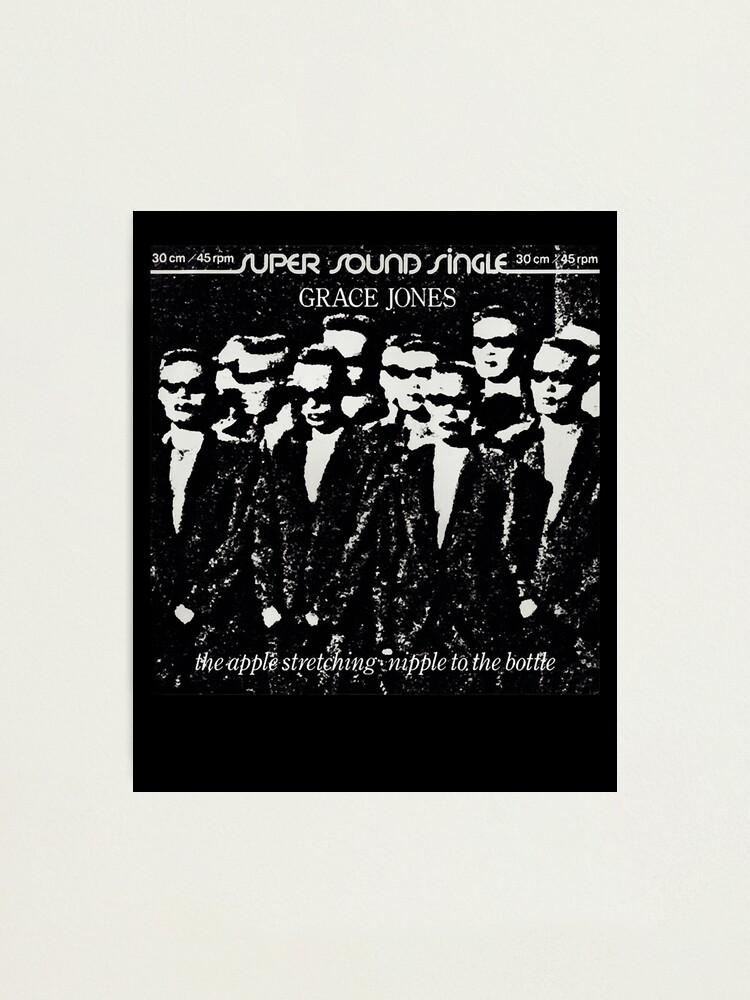 "Grace Jones The Apple Stretching Nipple To The Bottle" Photographic