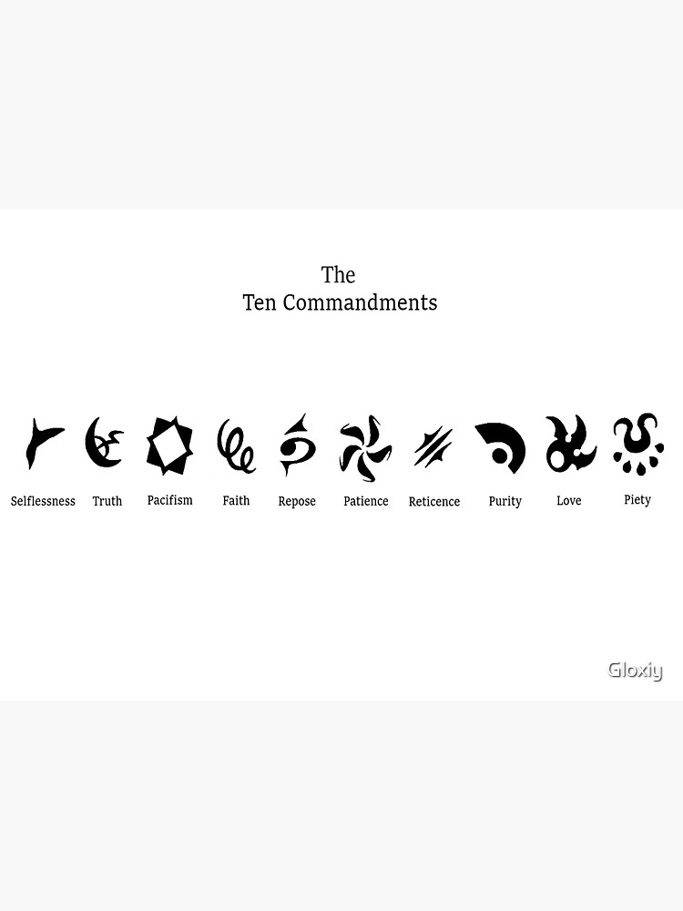 7 Deadly Sins Commandment Symbols by Mdwyer5 on DeviantArt