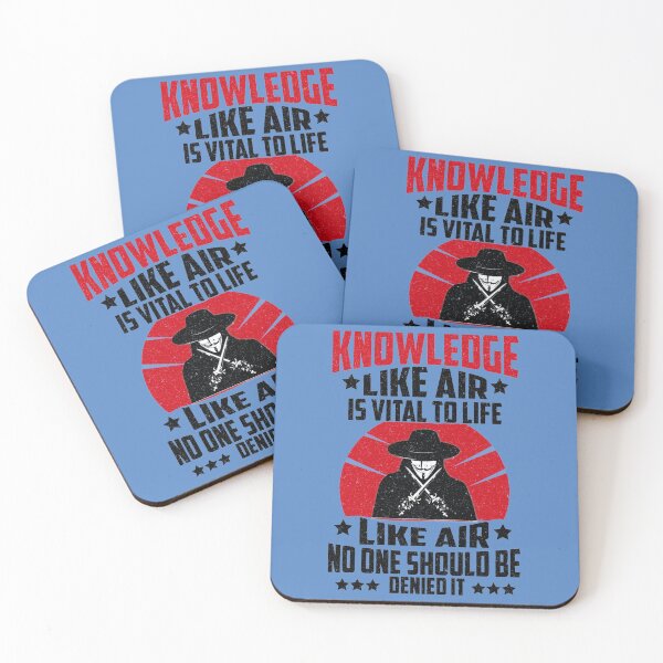 Item preview, Knowledge - quotes - v for vendetta   designed and sold by MogPrintss.