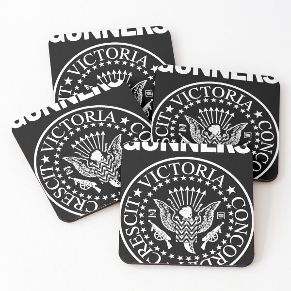 Item preview, Hey Ho Let's Go Gunners White designed and sold by FelishaTarver.