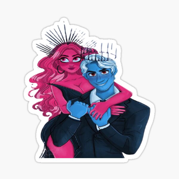Lore olympus Pegatina brillante