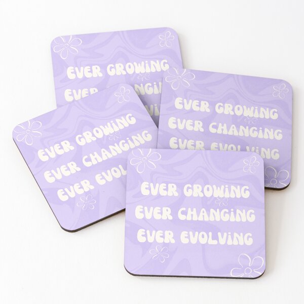Item preview, Ever growing, Ever changing, Ever evolving - Aesthetic Purple Abstract Flowers designed and sold by mooneko.
