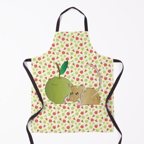 Item preview, Cute mouse with a green apple designed and sold by FunnyChameleon.