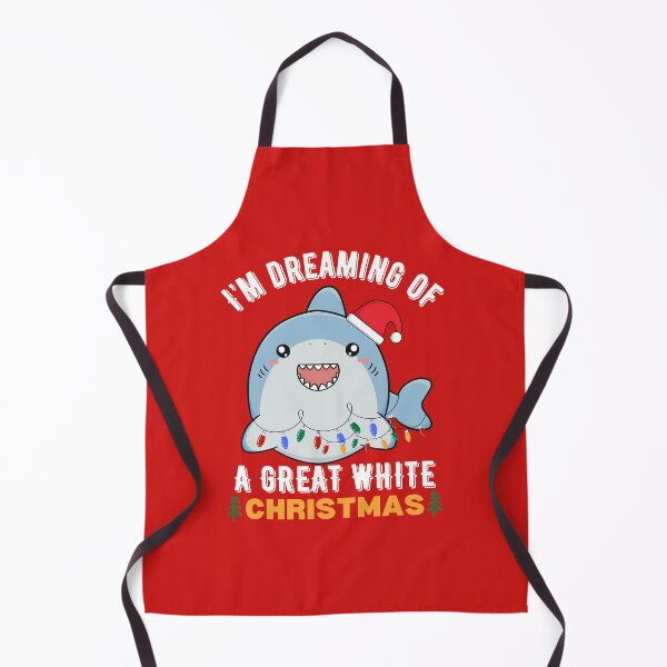 Item preview, I’m dreaming of a great white Christmas, cute great white shark. Funny Christmas shirts and gifts. designed and sold by WhaleSharkShop.