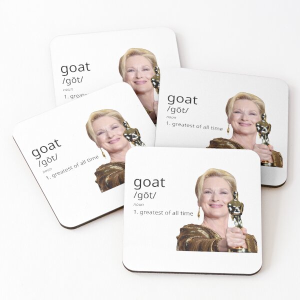 Item preview, Meryl Streep - G.O.A.T. designed and sold by LumosSmile.