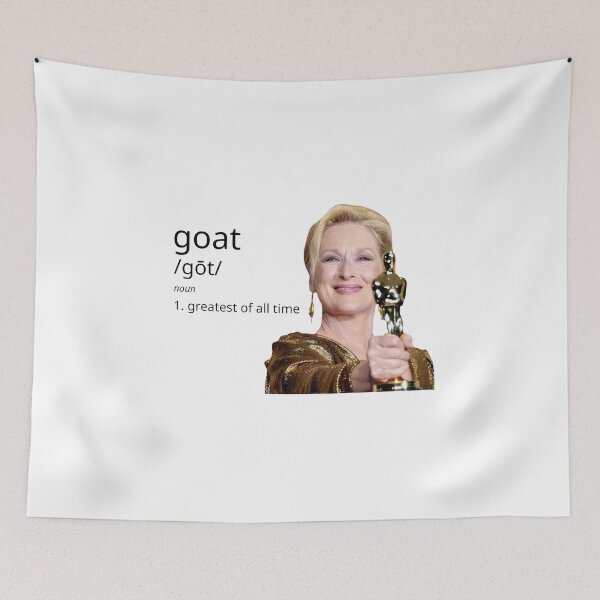 Item preview, Meryl Streep - G.O.A.T. designed and sold by LumosSmile.