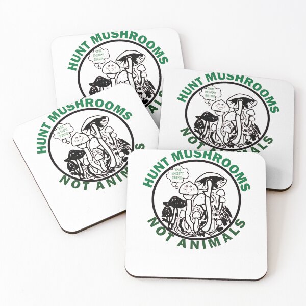 Item preview, Mushrooms, not animals, should be hunted. designed and sold by ShreyaGulati.