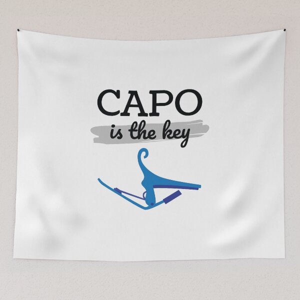 Item preview, Capo is the Key Blue Capo Light Theme designed and sold by nightsworthy.