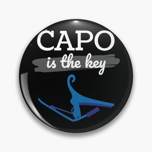 Item preview, Capo is the Key Blue Capo Dark Theme designed and sold by nightsworthy.