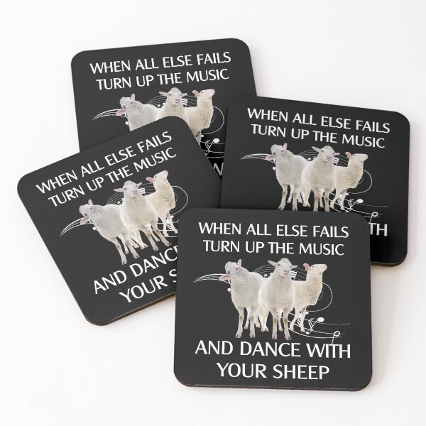 Item preview, When all else fails turn up the music and dance with your sheep designed and sold by maithithuha.